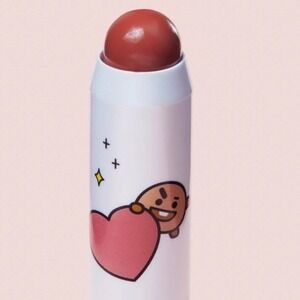 The Creme Shop BT21 Lip + Cheek Chic Stick Rocky Road Shooky Hyaluronic Acid